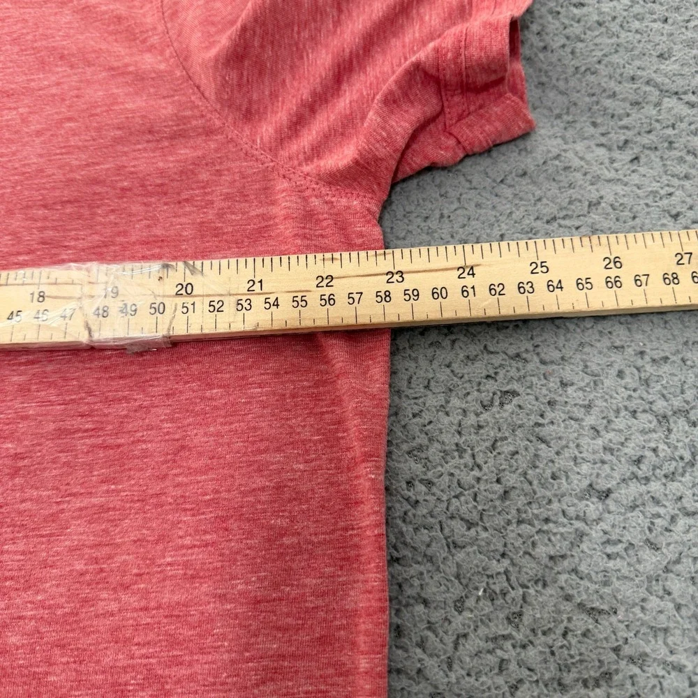 Banana Republic Polo Shirt Mens XL Vintage Wash Red Heathered Short Sleeve